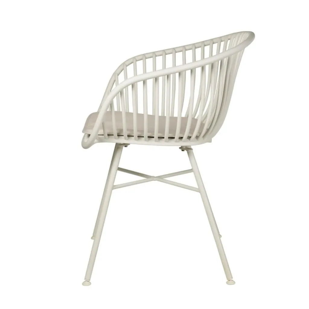 CASA LOIC Chaise Blanc* Chaises De Jardin