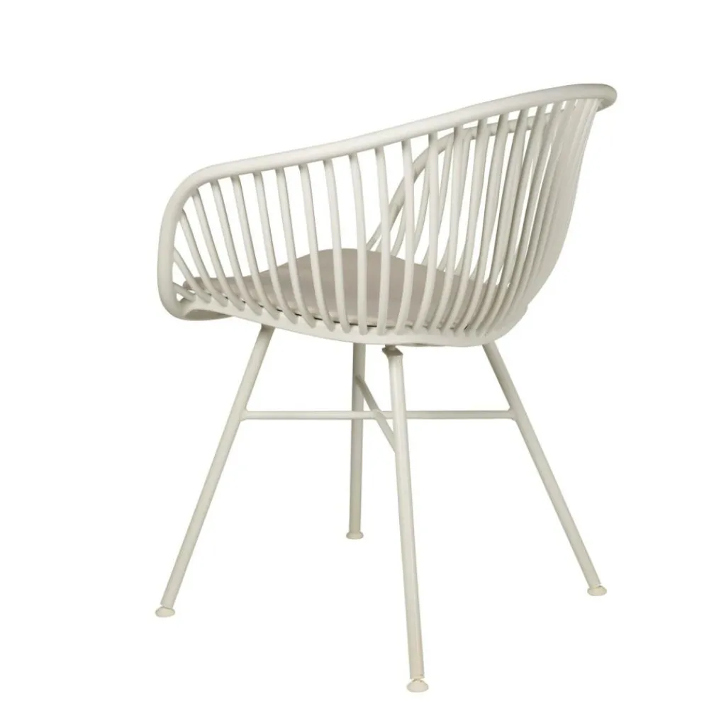 CASA LOIC Chaise Blanc* Chaises De Jardin
