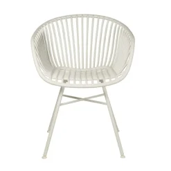 CASA LOIC Chaise Blanc* Chaises De Jardin