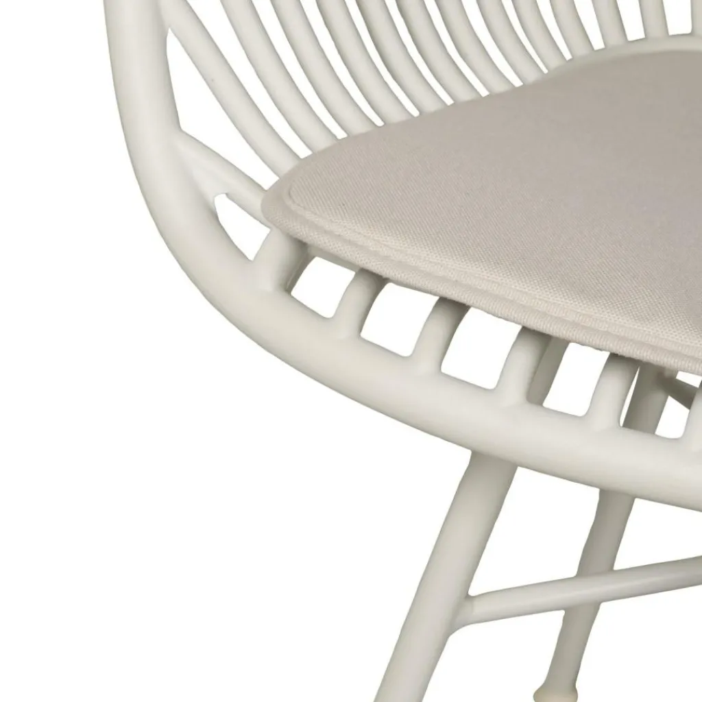 CASA LOIC Chaise Blanc* Chaises De Jardin
