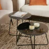 CASA MARBO Table D'appoint Motif De Marbre* Tables D'Appoint