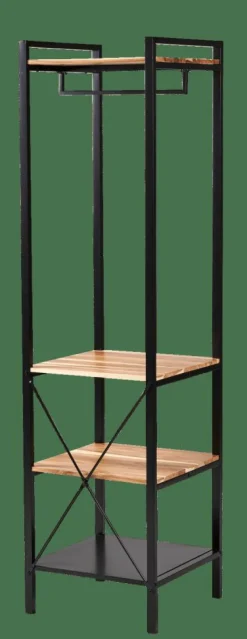 CASA MARCEL Porte-vêtements Noir* Étagères