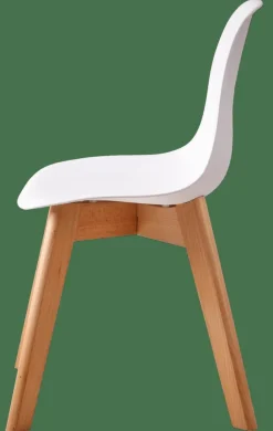 CASA MATHIAS Chaise Pour Enfants Blanc, Naturel*Enfant Kids|Meubles Pour Enfants