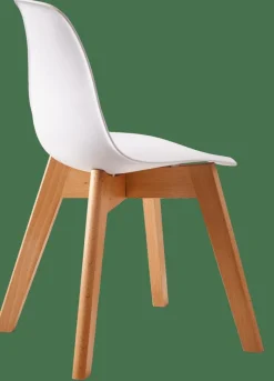 CASA MATHIAS Chaise Pour Enfants Blanc, Naturel*Enfant Kids|Meubles Pour Enfants