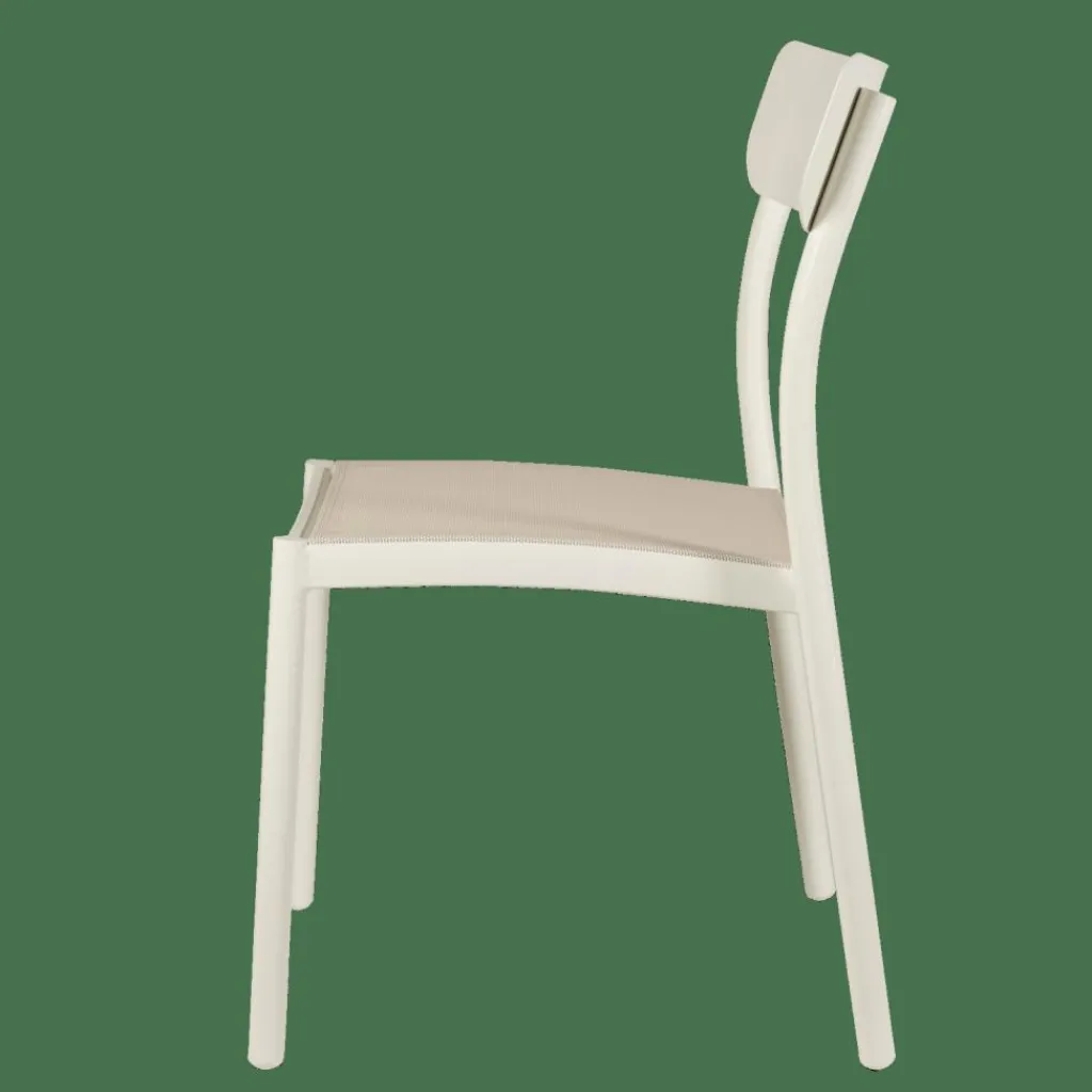 CASA MAVAS Chaise Empilable Blanc* Chaises De Jardin
