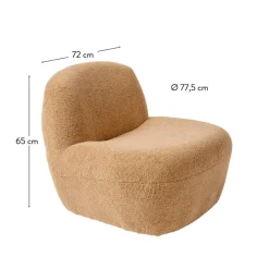 CASA MIKE Fauteuil Brun* Fauteuils|Canapés