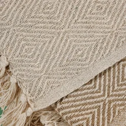 CASA MIMI Plaid Brun Clair* Plaids