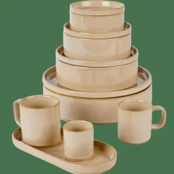 CASA MINERAL SAND Assiette Beige* Assiettes