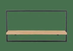 CASA MIX&MATCH Étagère à Suspendre Noir, Naturel* Étagères Murales