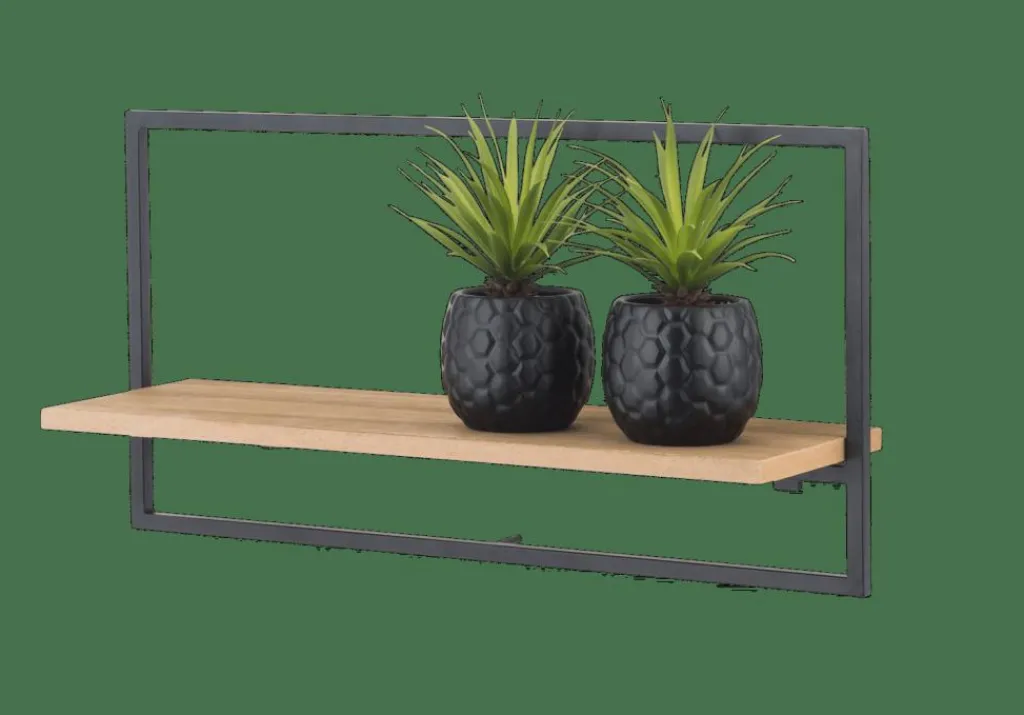 CASA MIX&MATCH Étagère à Suspendre Noir, Naturel* Étagères Murales