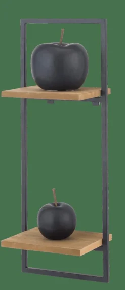 CASA MIX&MATCH Étagère à Suspendre Noir, Naturel* Étagères Murales