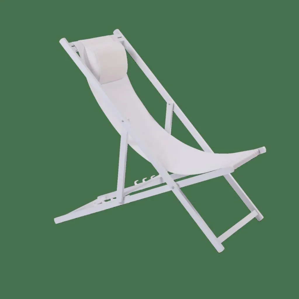 CASA MONTEREY Chaise Pliante Blanc* Chaises De Plage