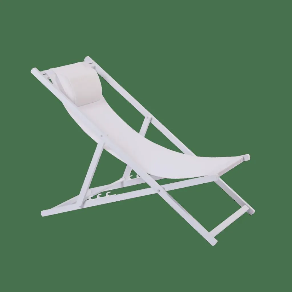 CASA MONTEREY Chaise Pliante Blanc* Chaises De Plage