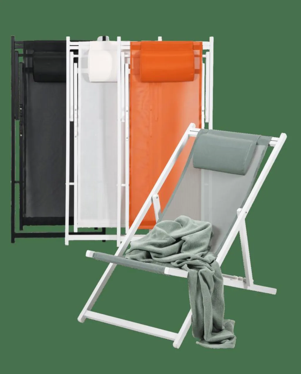 CASA MONTEREY Chaise Pliante Blanc* Chaises De Plage