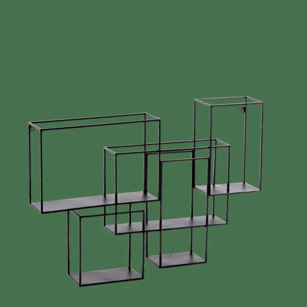 CASA MULTO Étagère à Suspendre Noir* Étagères Murales