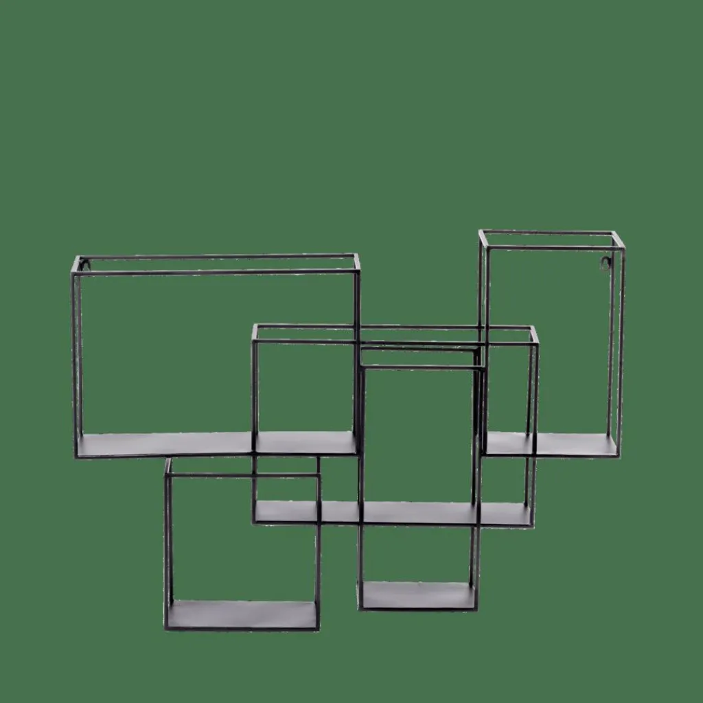 CASA MULTO Étagère à Suspendre Noir* Étagères Murales