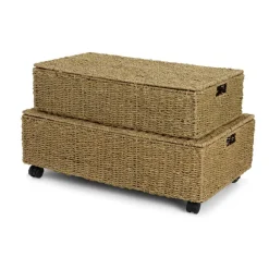 CASA MYKONOS Coffre De Rangement L Naturel* Coffres De Rangement