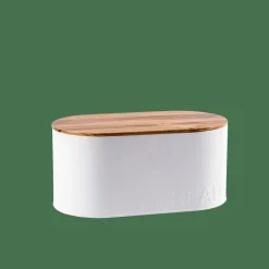 CASA NAGINI Boîte à Pain Blanc, Naturel* Boites A Lunch|Boîtes Métalliques