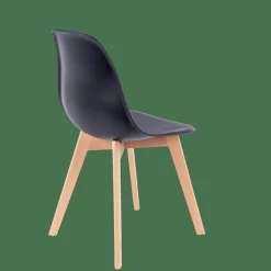 CASA NEW MATS Chaise De Salle à Manger Noir* Chaises De Salle À Manger