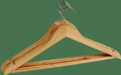 CASA NEW WOOD Cintres Set De 5 Naturel* Cintres