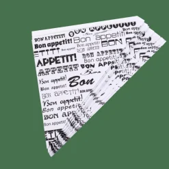 CASA NJAM Cornets Set De 10 Noir, Blanc* Apéritif Et Tapas