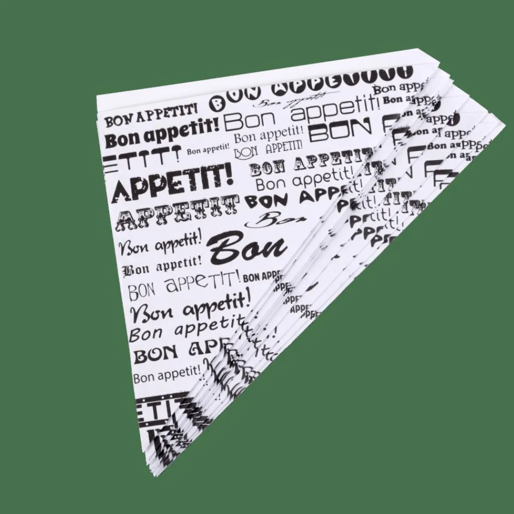 CASA NJAM Cornets Set De 10 Noir, Blanc* Apéritif Et Tapas