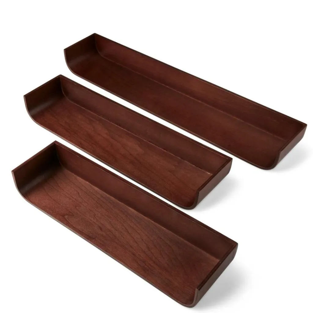 CASA NOMA Étagère à Suspendre S/3 Brun* Étagères Murales