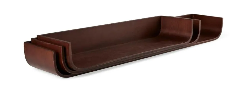 CASA NOMA Étagère à Suspendre S/3 Brun* Étagères Murales