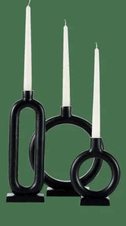 CASA NOVA Bougeoir Noir* Bougeoirs