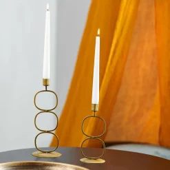 CASA OVAL Photophore Bronze* Porte-Bougies