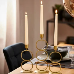 CASA OVAL Photophore Bronze* Porte-Bougies