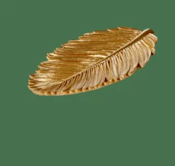 CASA PALM Feuille Déco Doré* Plats Déco