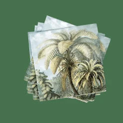 CASA PALMEN Set De 20 Serviettes Vert* Serviettes
