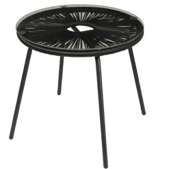 CASA PAPAYO & ACAPULCO Salon De Jardin Noir* Fauteuils De Jardin|Salon De Jardin