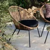 CASA PAPAYO Chaise Lounge Avec Coussin Naturel* Fauteuils De Jardin