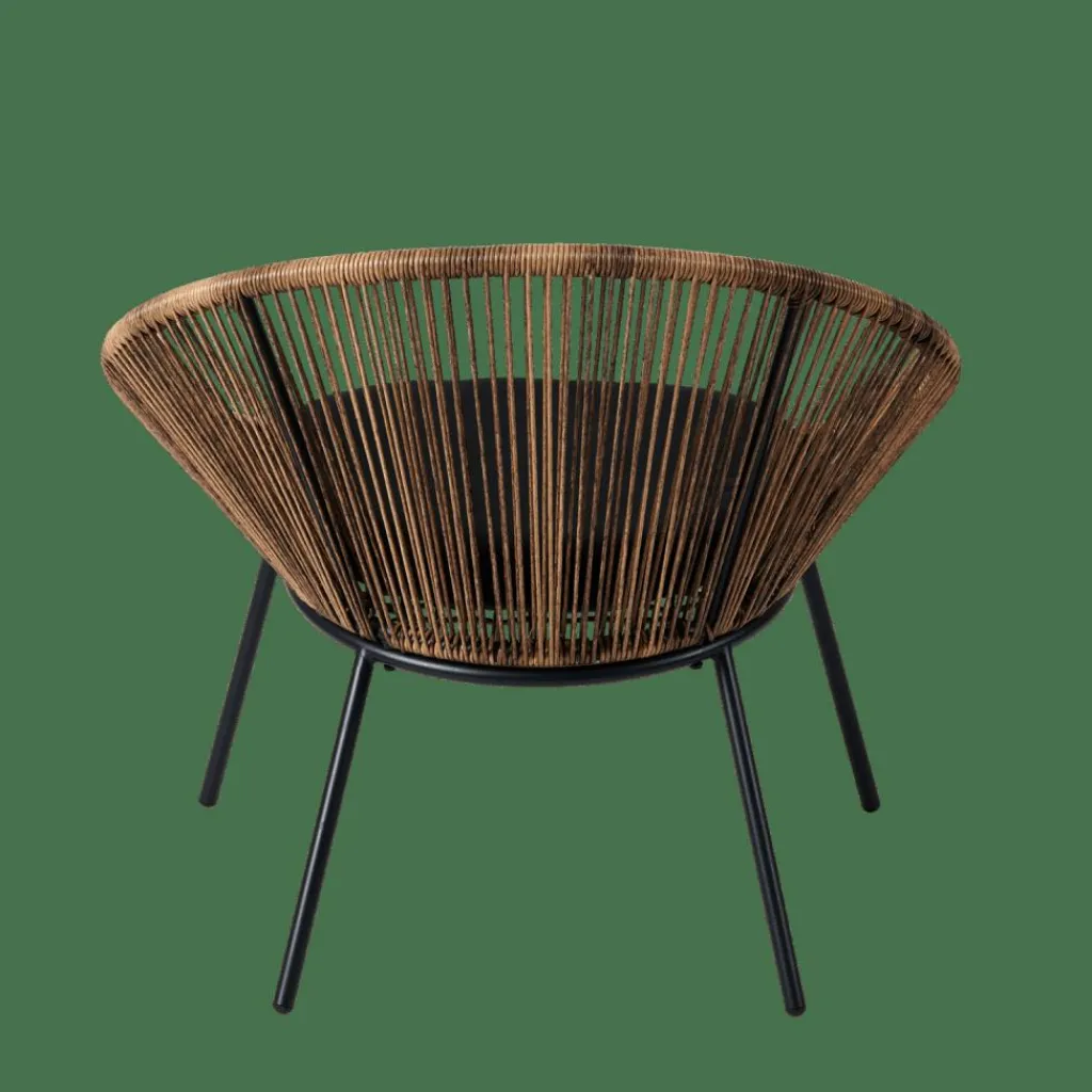 CASA PAPAYO Chaise Lounge Avec Coussin Naturel* Fauteuils De Jardin