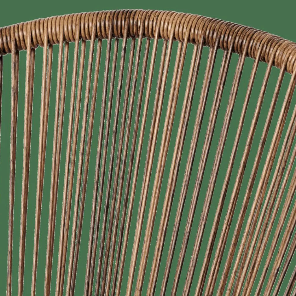 CASA PAPAYO Chaise Lounge Avec Coussin Naturel* Fauteuils De Jardin