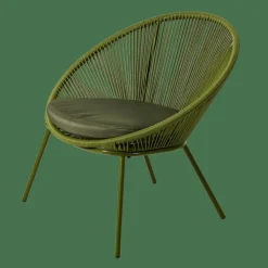 CASA PAPAYO Chaise Lounge Avec Coussin Vert* Fauteuils De Jardin