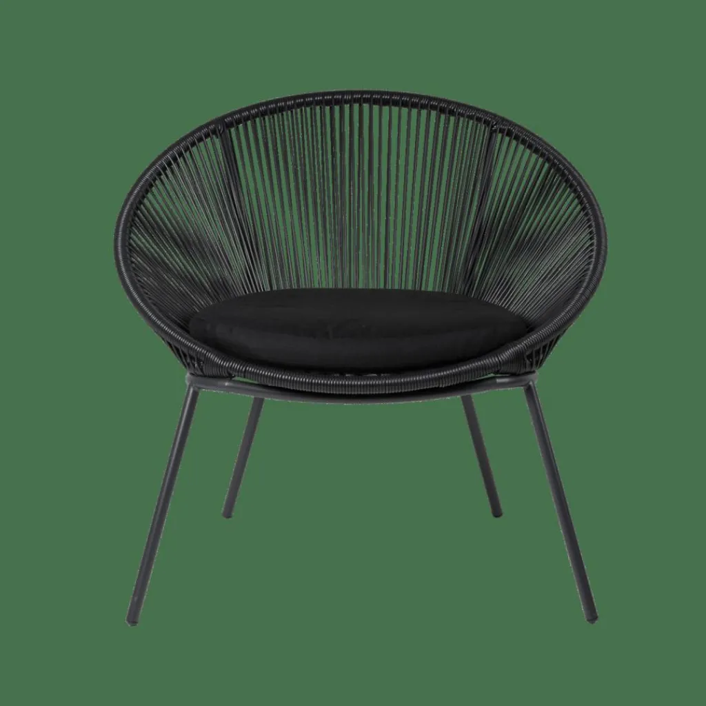 CASA PAPAYO Chaise Lounge Noir* Fauteuils De Jardin