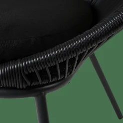 CASA PAPAYO Chaise Lounge Noir* Fauteuils De Jardin