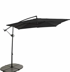 CASA PARMA Dalle Remplissable Set De 2 Gris* Pieds De Parasol Et Dalles