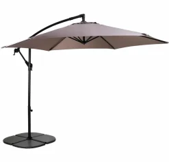 CASA PARMA Dalle Remplissable Set De 2 Gris* Pieds De Parasol Et Dalles