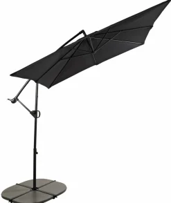 CASA PARMA Dalle Remplissable Set De 2 Gris* Pieds De Parasol Et Dalles