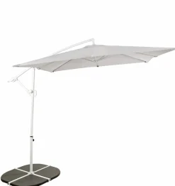 CASA PARMA Dalle Remplissable Set De 2 Gris* Pieds De Parasol Et Dalles