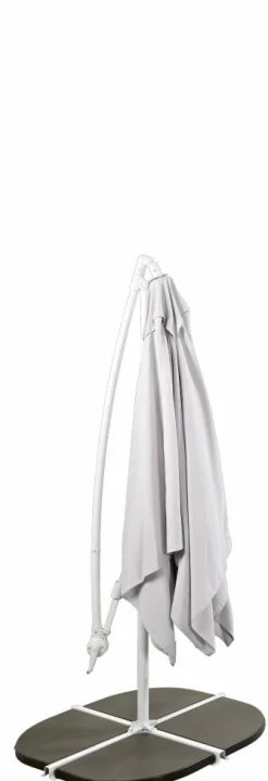 CASA PARMA Dalle Remplissable Set De 2 Gris* Pieds De Parasol Et Dalles