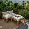 CASA PAULETTE Table/pouf Lounge Naturel* Tables Basses De Jardin|Salon De Jardin