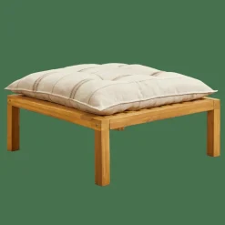 CASA PAULETTE Table/pouf Lounge Naturel* Tables Basses De Jardin|Salon De Jardin