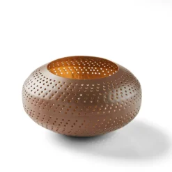 CASA PERFORATO Support Bougie Chauffe-plat Brun* Porte-Bougies