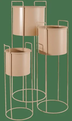 CASA PLUTO Pot De Fleurs Crème* Supports Pour Plantes