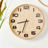 CASA PLYWOOD Horloge Murale Naturel* Horloges